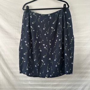 90’s Floral Casual Skirt
